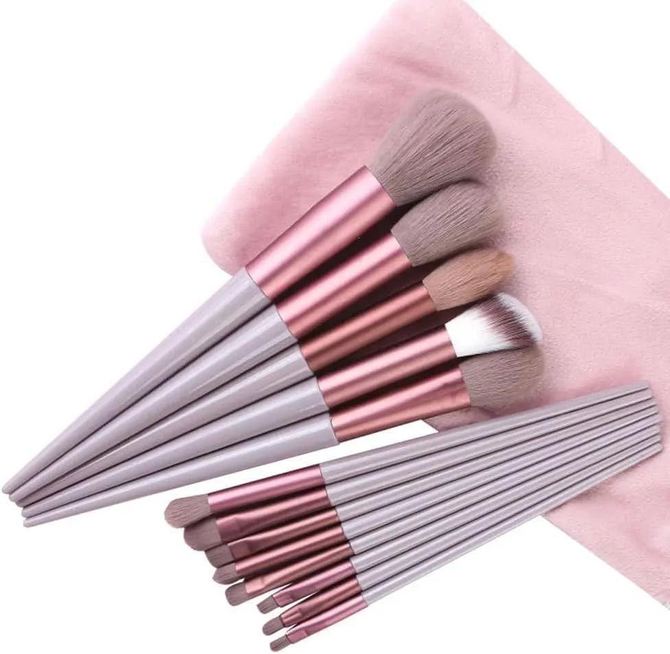 13 Pcs Synthetic Makeup Brushes Set Reusable Soft Blending