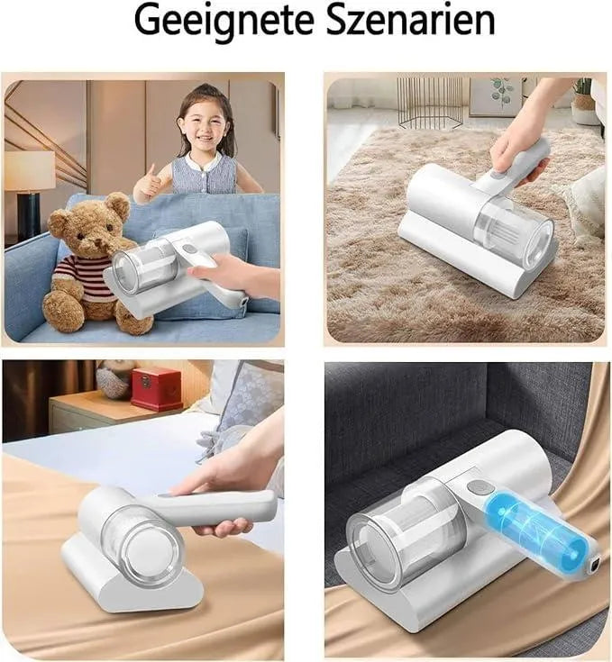 Rechargeable Dust Mite Cleaner 8000Pa Cordless ABS