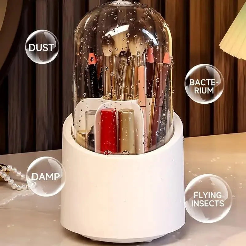 Makeup Brush Organizer ABS Plastic Dust Free Storage