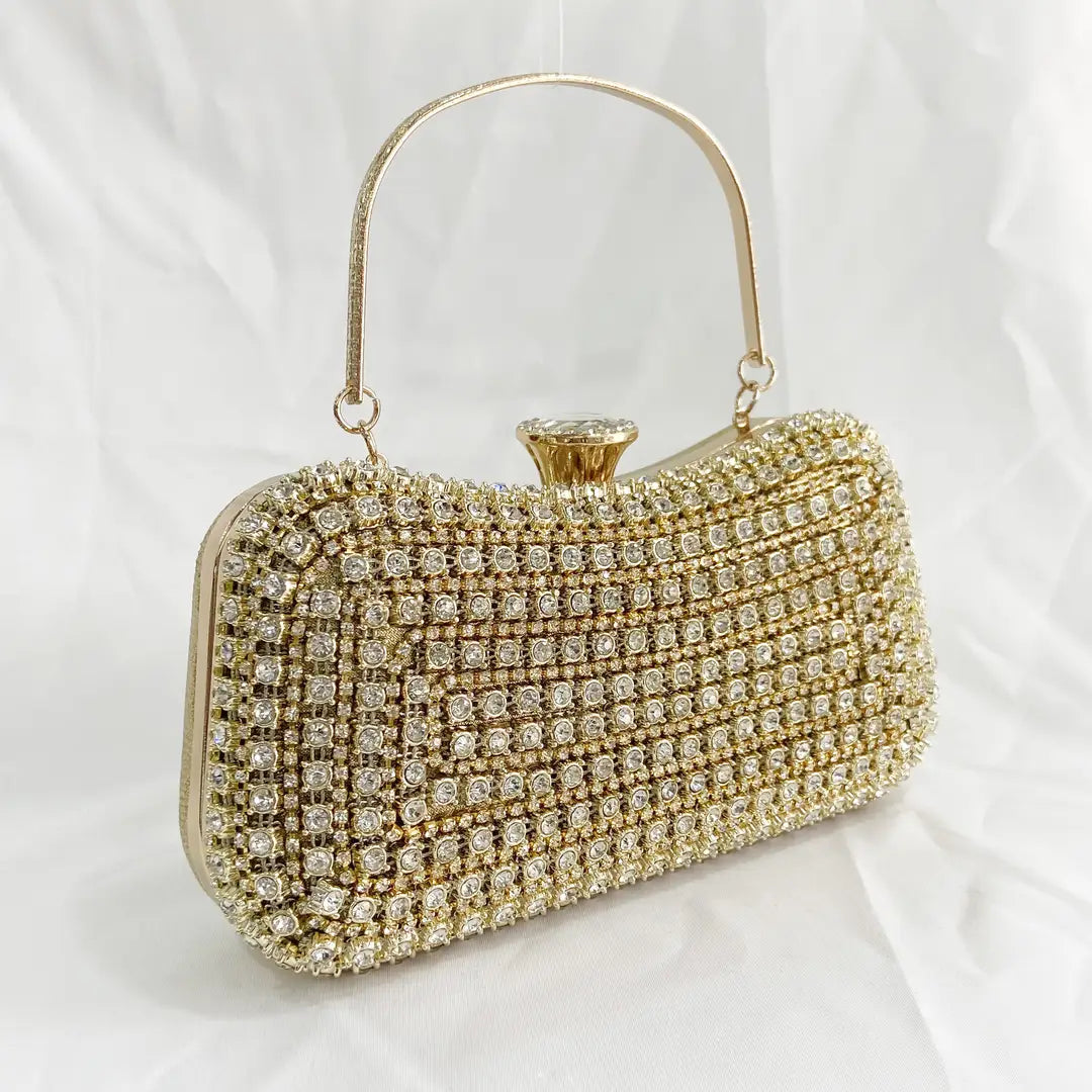 Diamond Encrusted Handbag for Pakistani Women Wedding Party