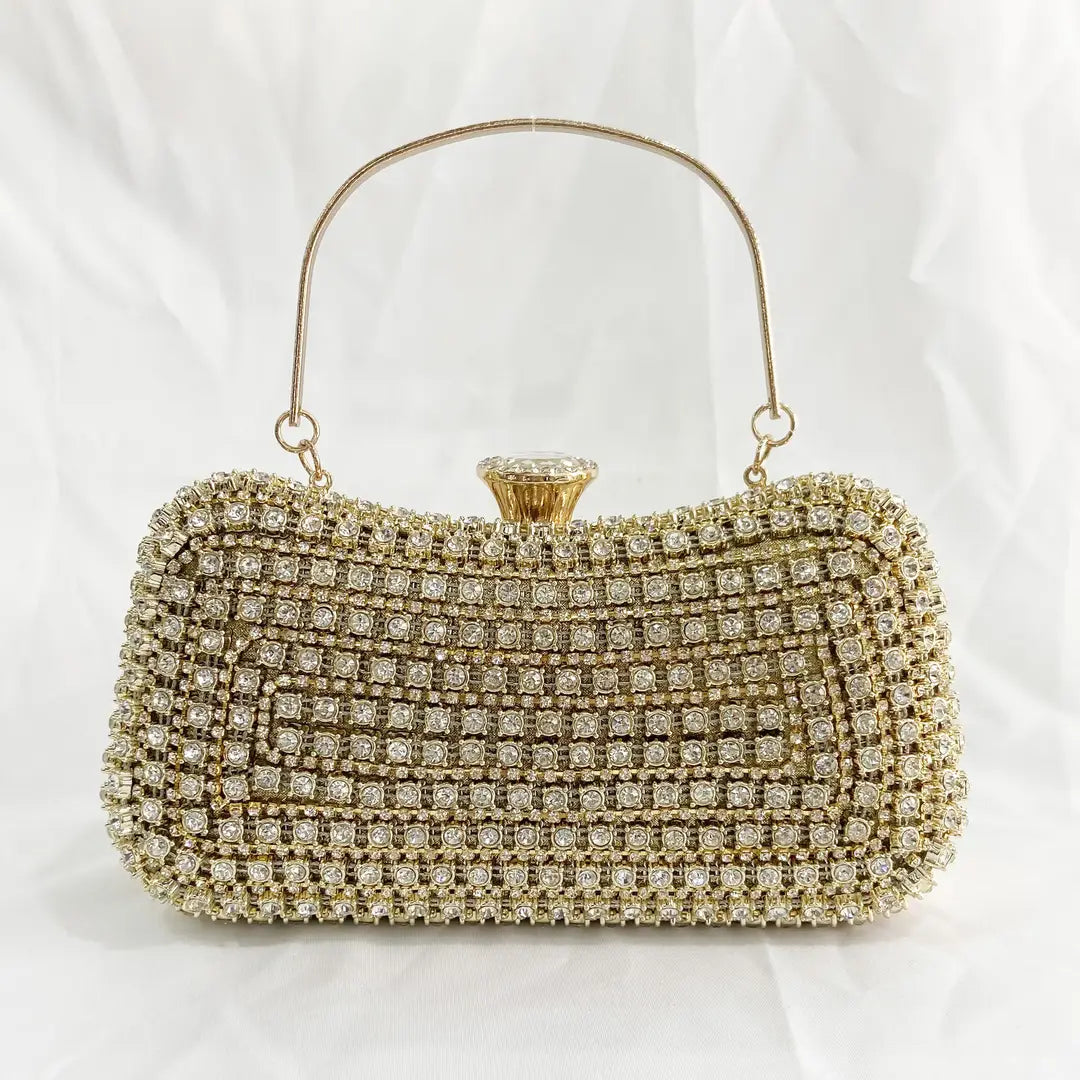 Diamond Encrusted Handbag for Pakistani Women Wedding Party